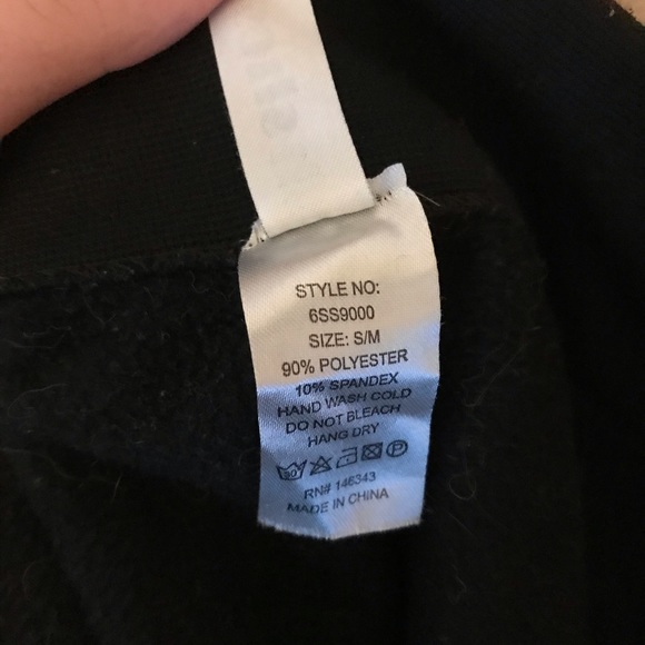 Black fleece lined leggings - Picture 2 of 3